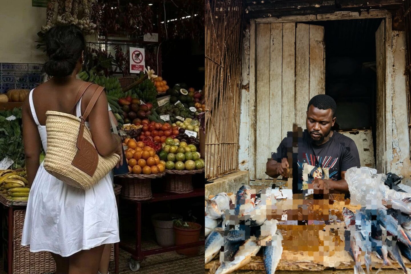 Fish Seller’s Playful Knocks Turn Market Bargain Into Viral Laughter