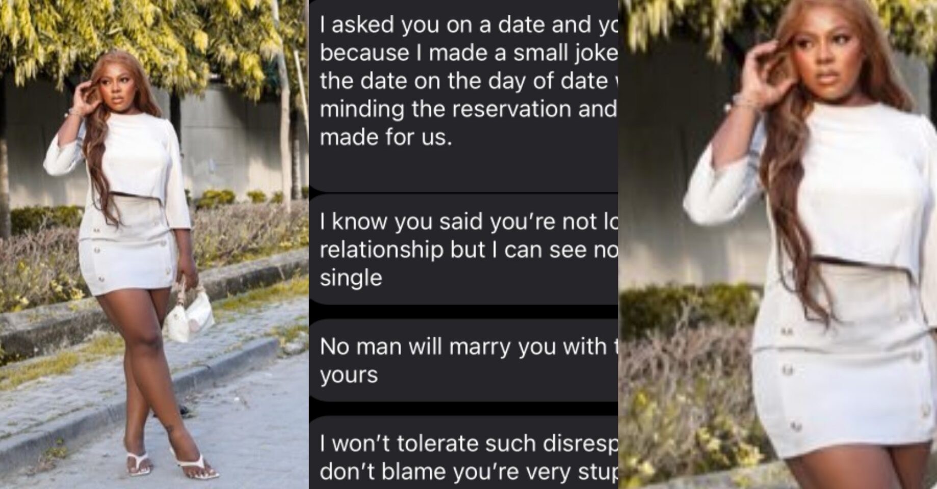 Featured image showing Nigerian lady date cancellation
