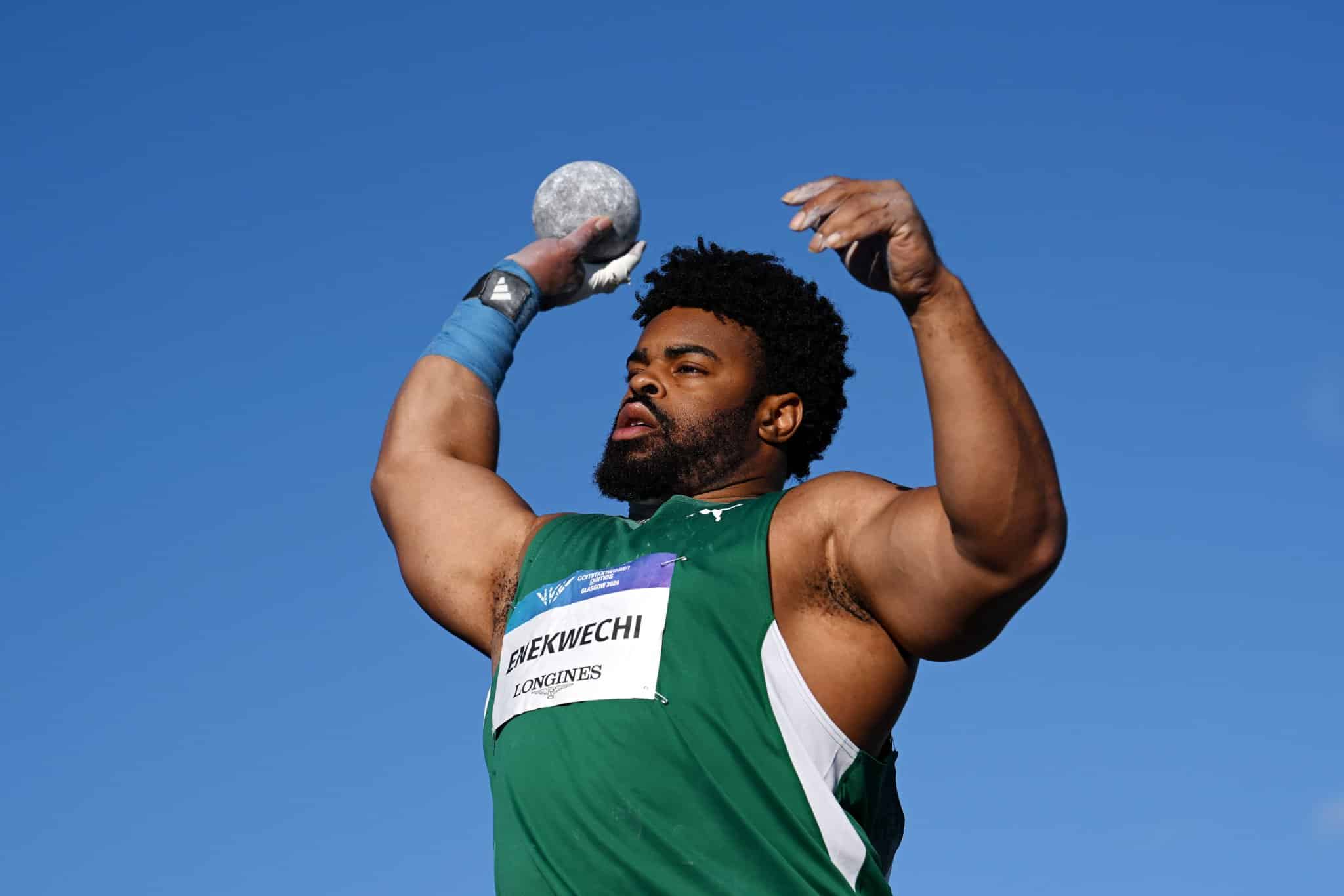 Chukwuebuka Enekwechi Wins Shot Put Gold, Keeps Nigeria Fifth in Commonwealth Games Medal Standings