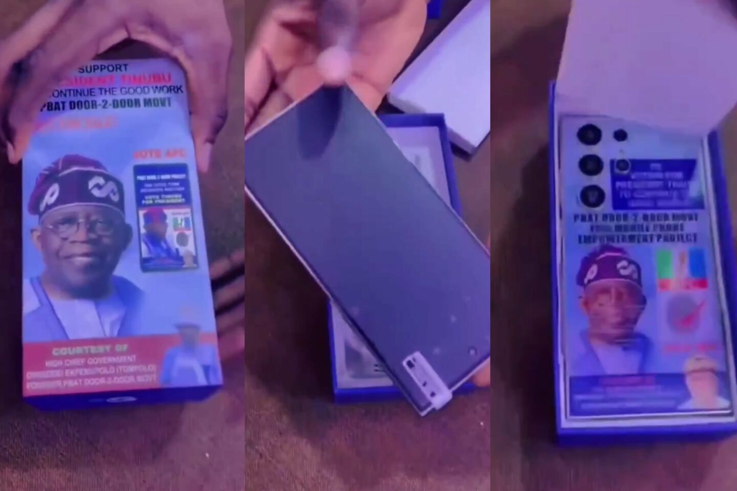 Man Receives Branded Phone at APC Rally Sparks Online Buzz
