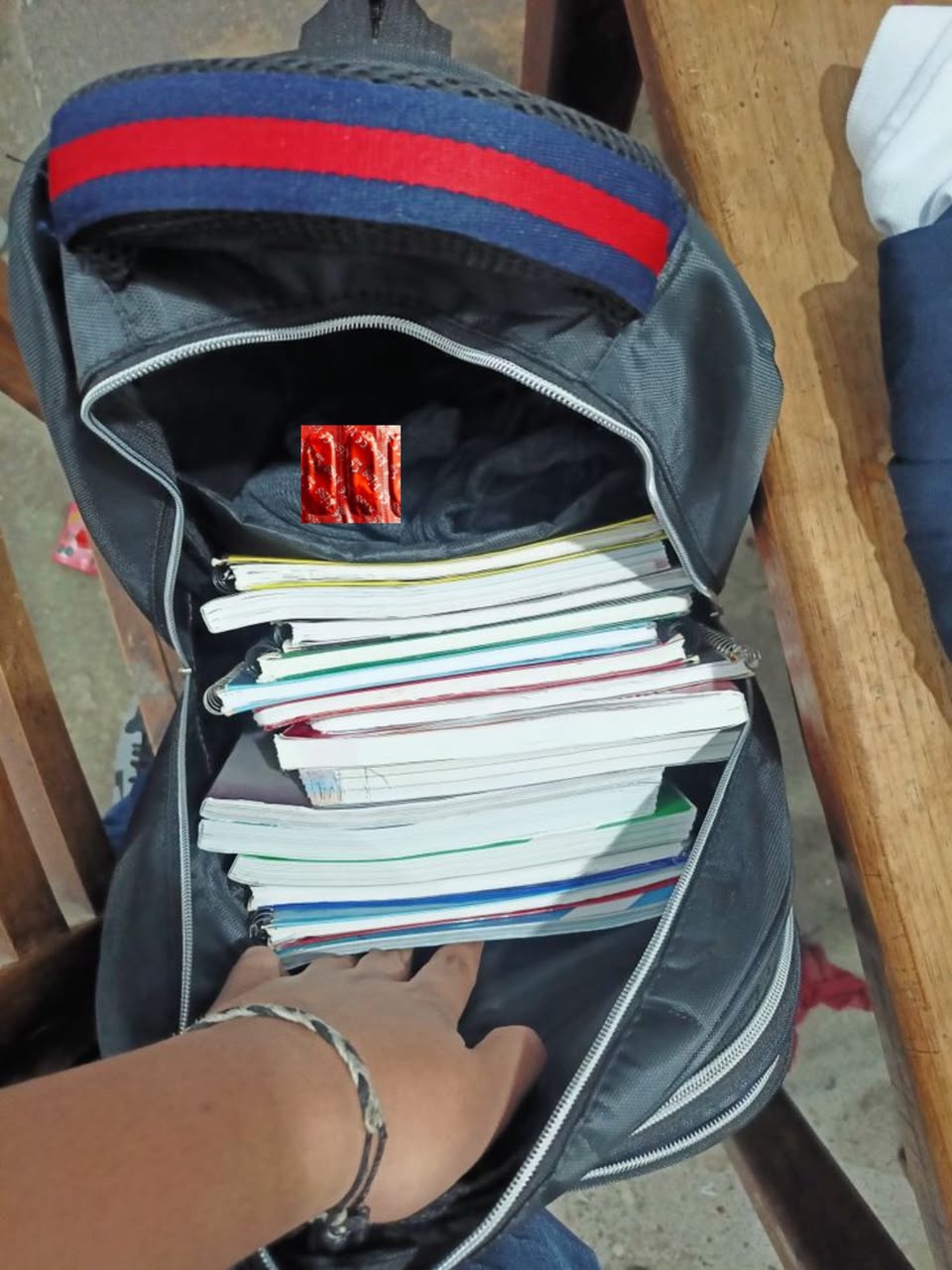 Photo of the item found in the cousin’s bag