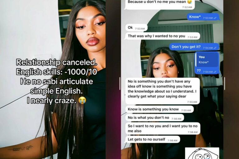 Man’s Grammar Blunder Ends Romance: Viral Chat Shows ‘Know’ vs ‘No’ Confusion