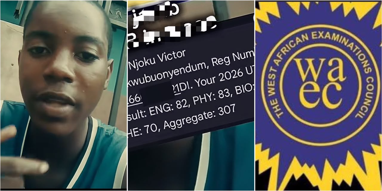 Nigerian Student Celebrates 307 JAMB Score and Outstanding WAEC Results Online