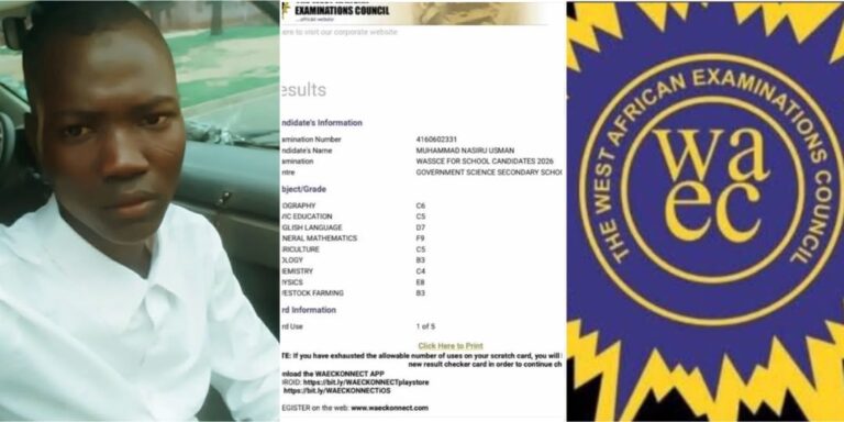 2026 WAEC Results Raise Questions: Can This Nigerian Boy Join the Army?